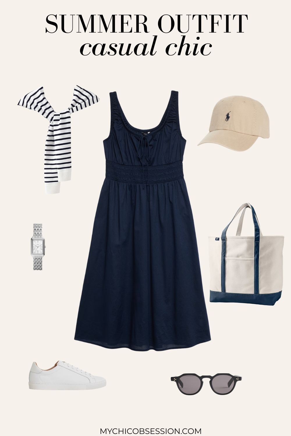 casual chic summer outfit