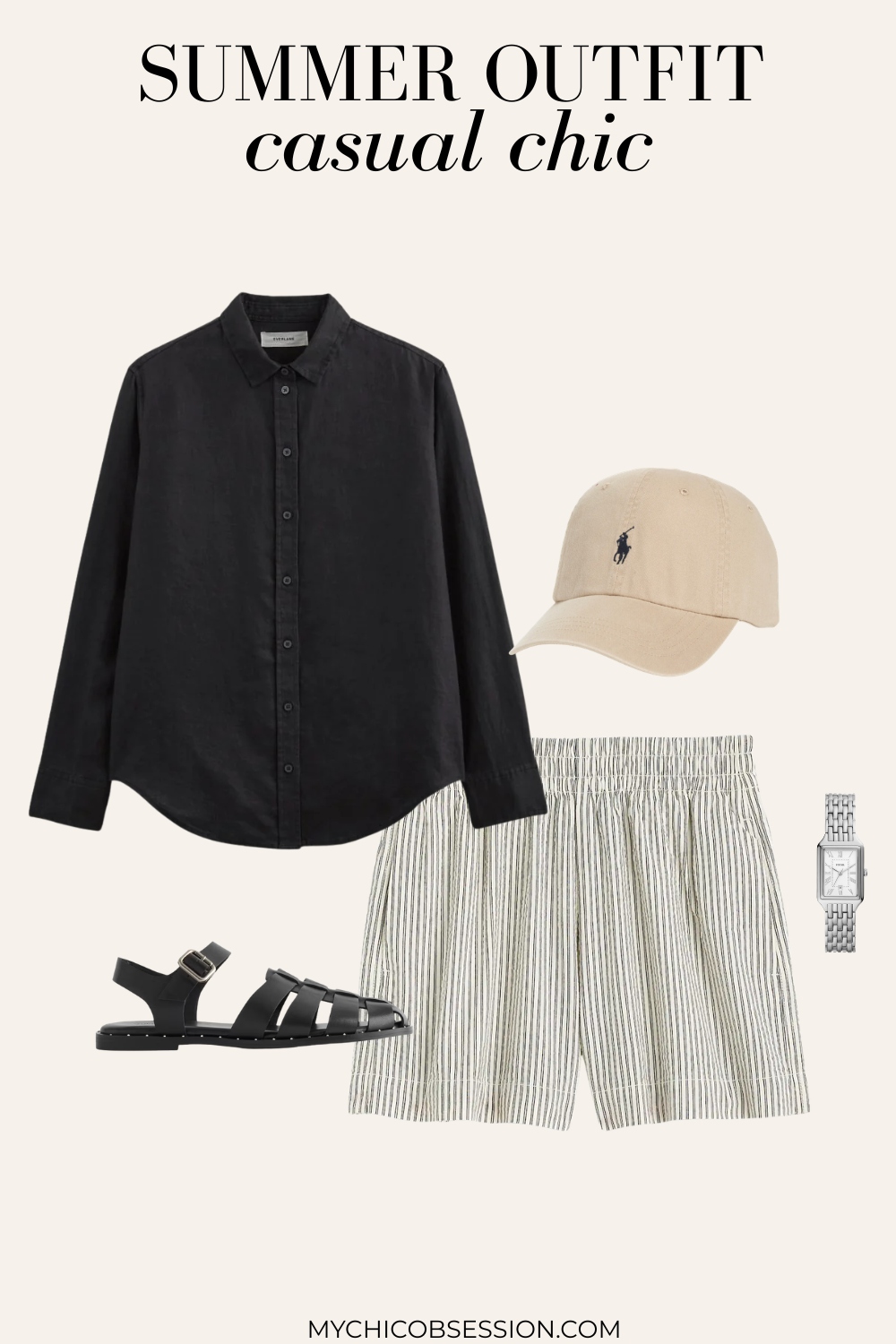 casual chic summer outfit
