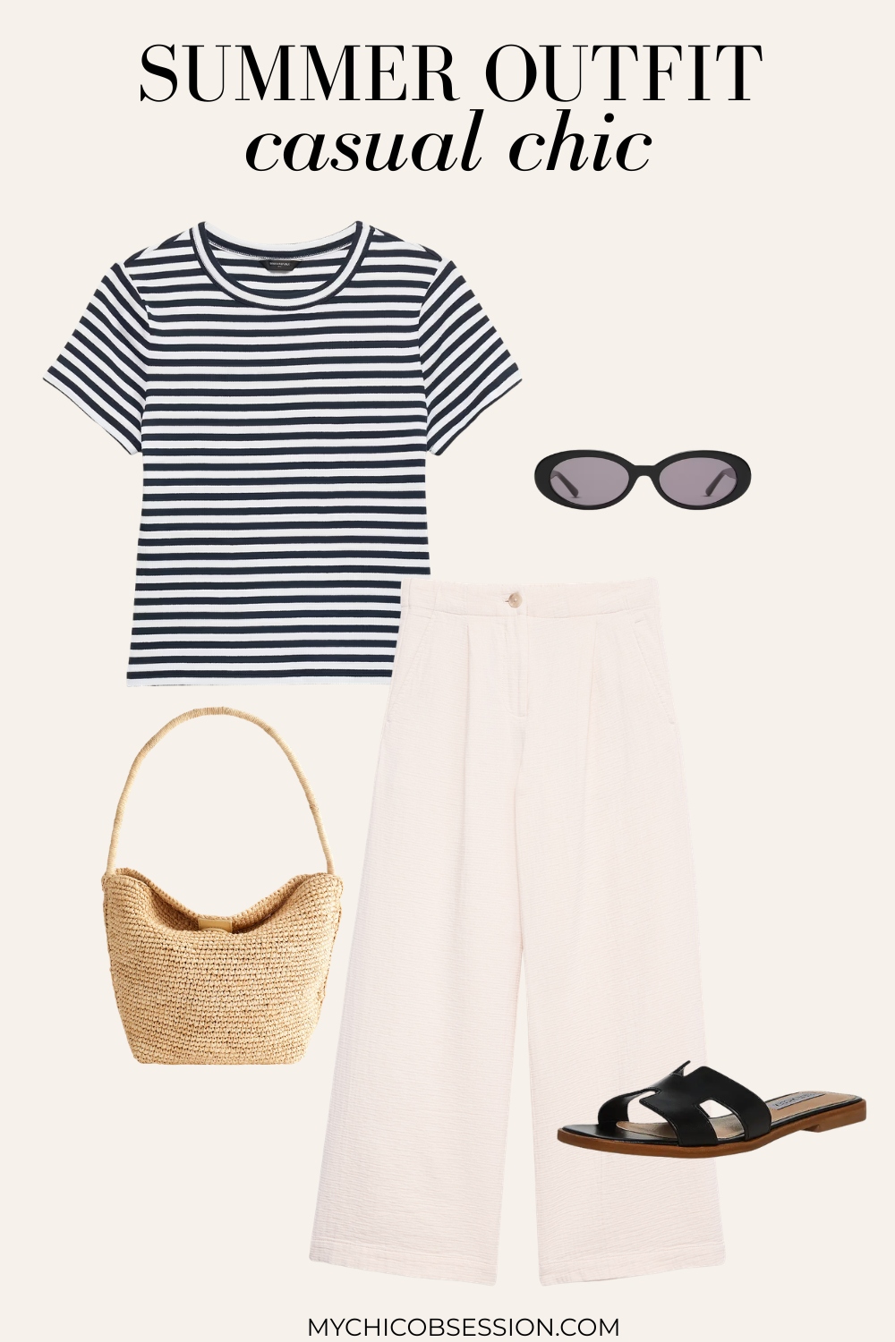 casual chic summer outfit
