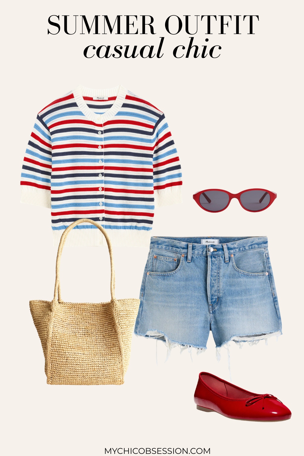 casual chic summer outfit