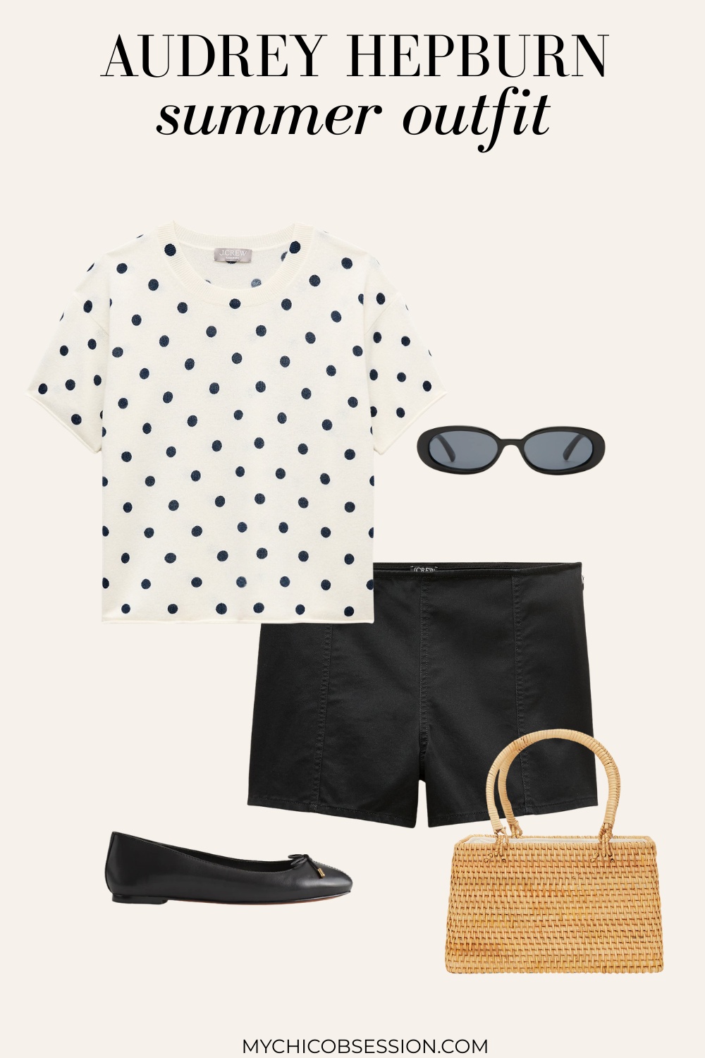 audrey hepburn summer outfit