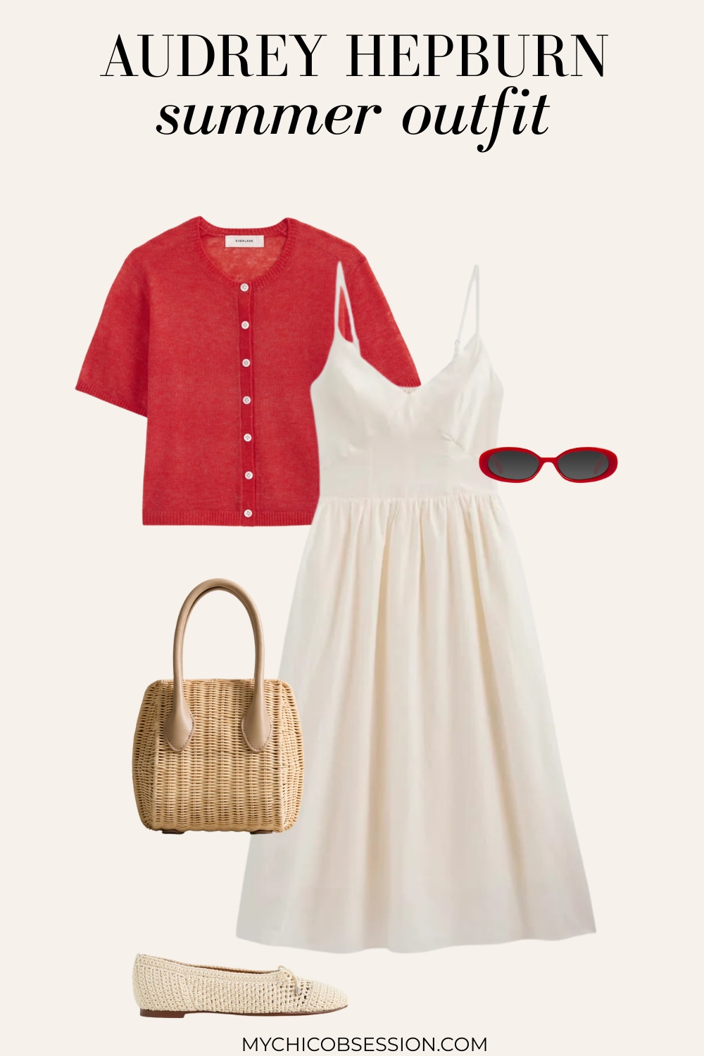 audrey hepburn summer outfit