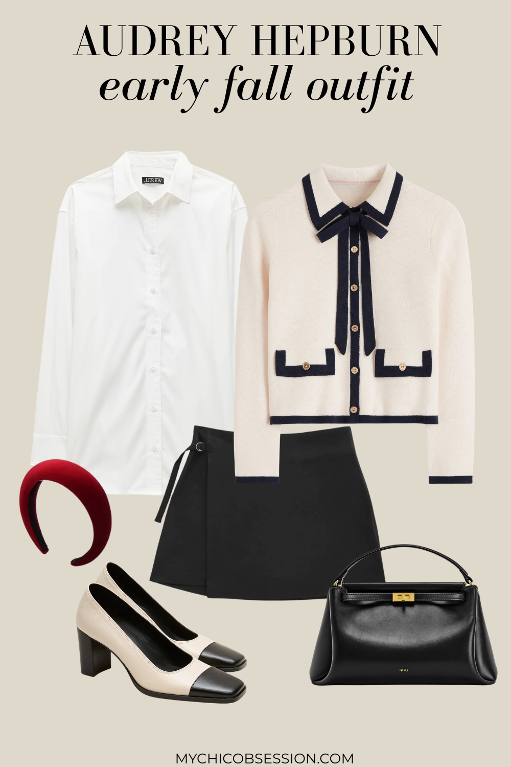 audrey hepburn early fall outfit