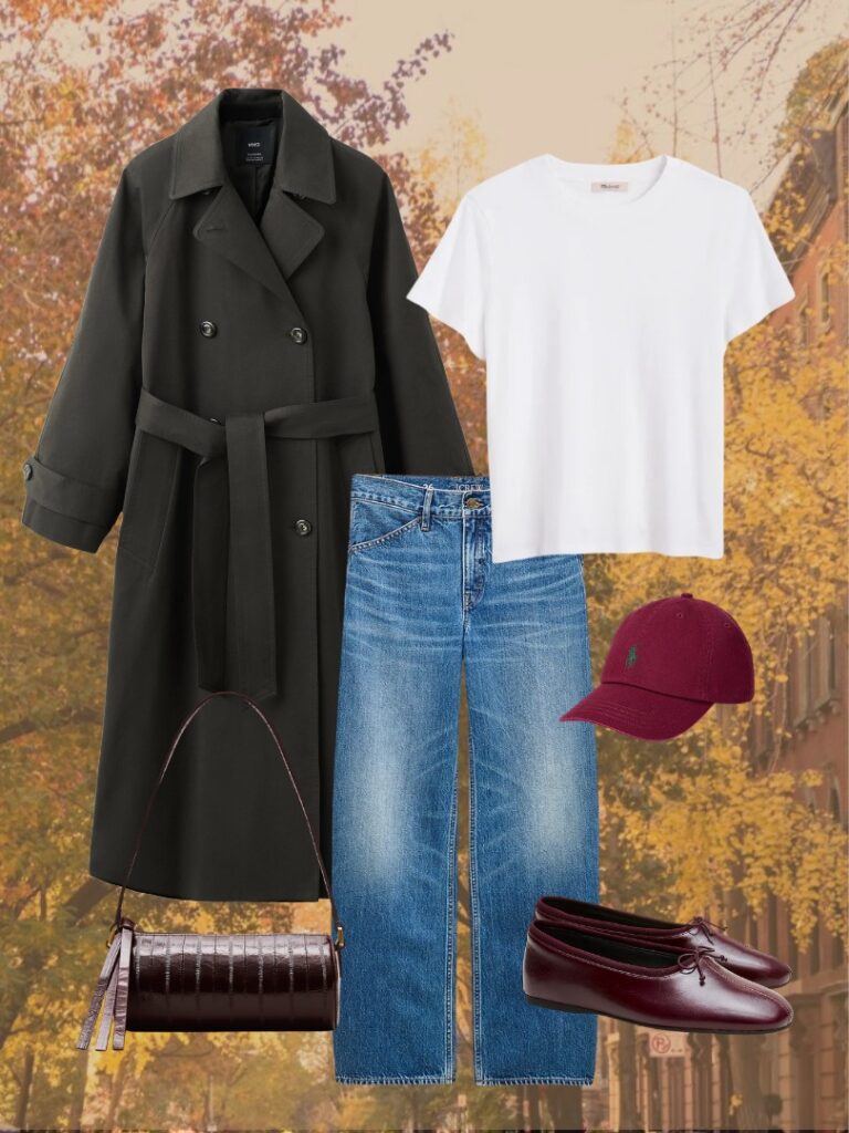 fall color outfit for nyc