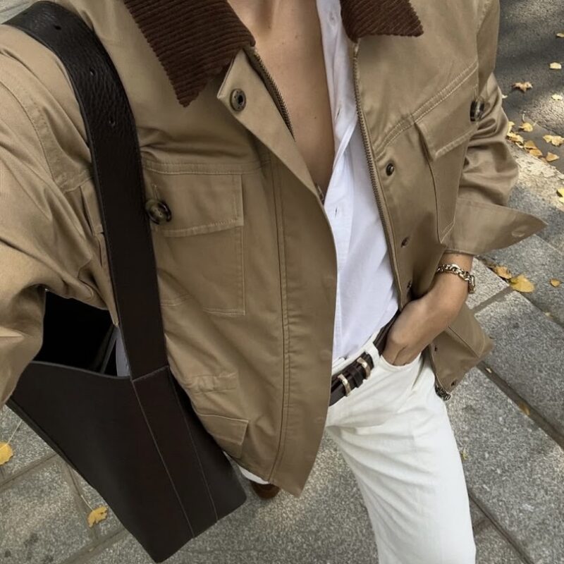 barn jacket fall outfit