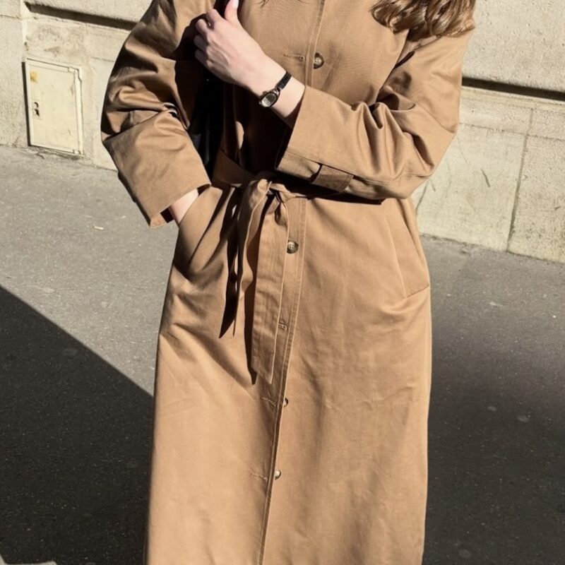 trench coat fall outfit
