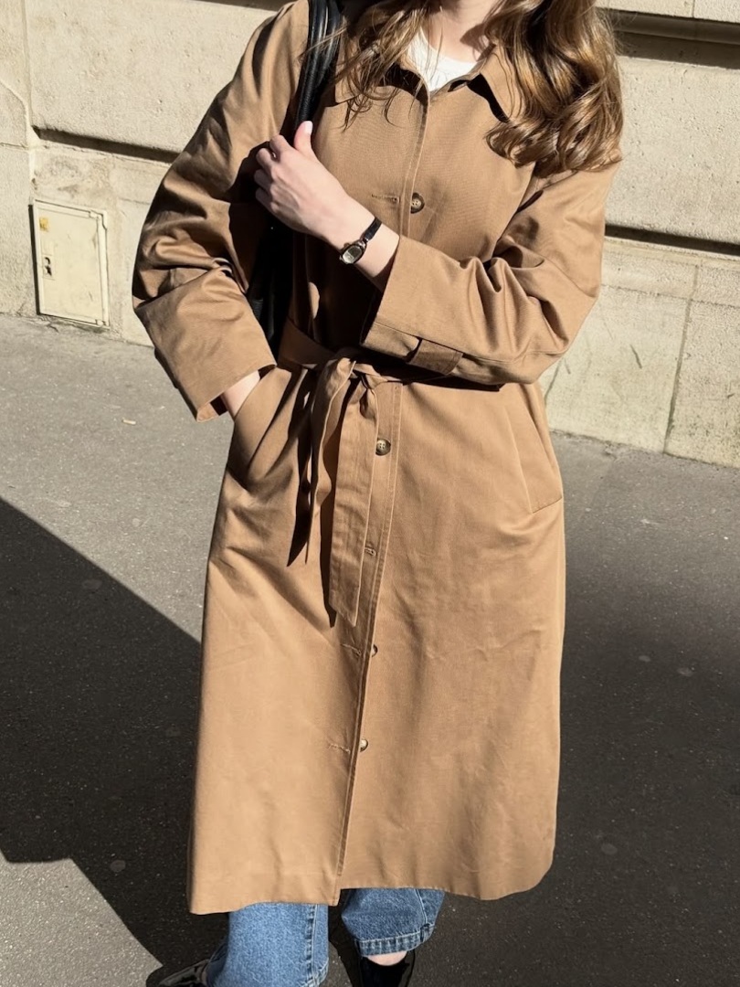 trench coat fall outfit