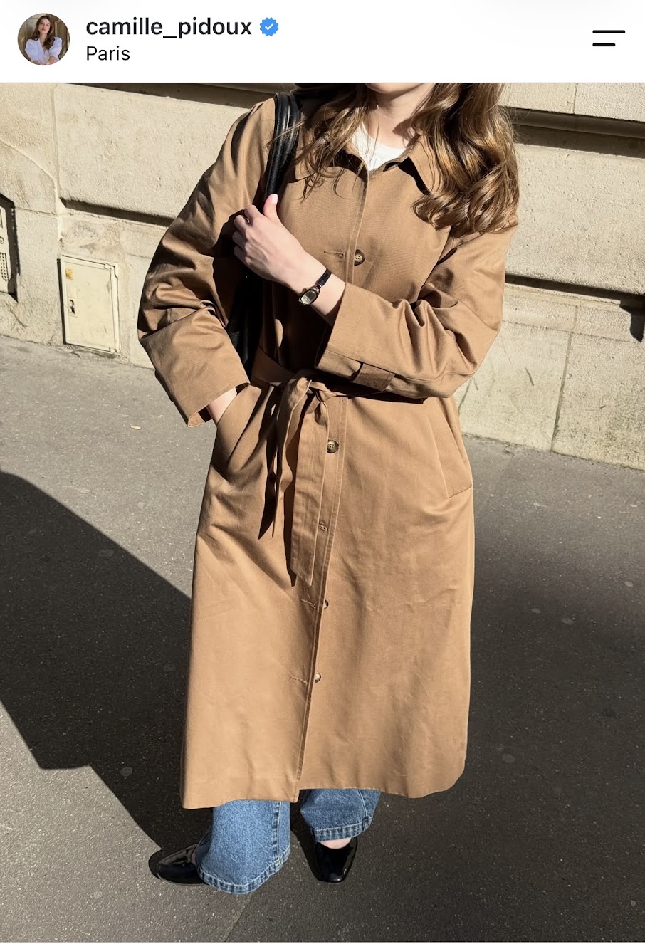trench coat parisian fall